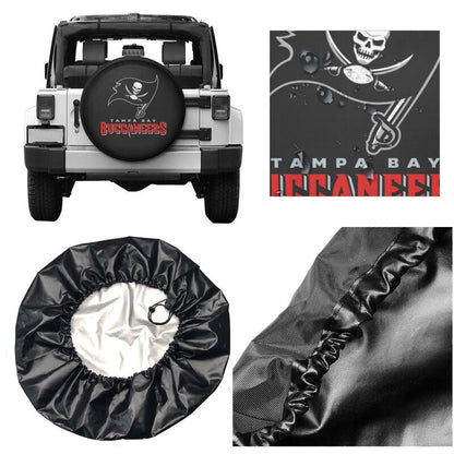 Tampa Bay Buccaneers 4 Printing tire protection cover car sun protection tire protection covers