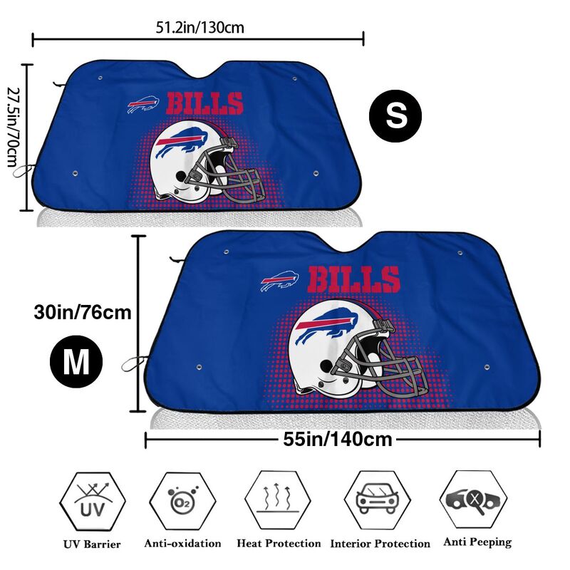 Buffalo Bills Printing car front windshield sunshade car windshield sunshade multi size