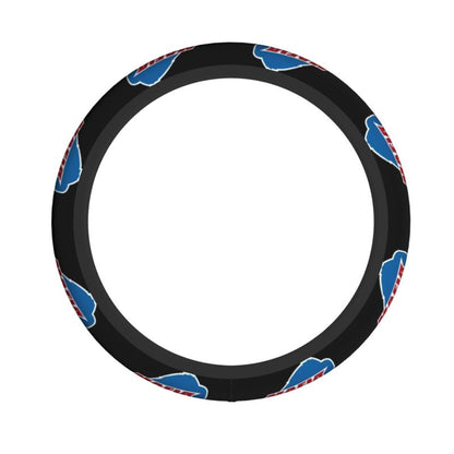 Buffalo Bills 1 Printed breathable anti slip cover elastic steering wheel cover