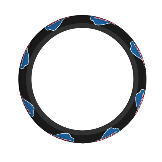 Buffalo Bills 1 Printed breathable anti slip cover elastic steering wheel cover