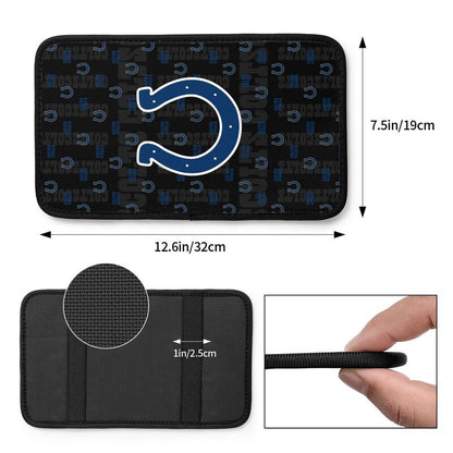 Indianapolis Colts printed Car handrail cushion Personalized car armrest cover