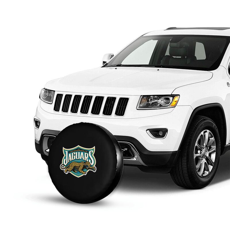 Jacksonville Jaguars 3 Print tire protection covers car sunscreen tire protection covers