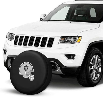 Las Vegas Raiders 2 Car tire protective cover waterproof and dustproof tire cover