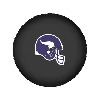 Minnesota Vikings 3 Car tire protective cover waterproof and dustproof tire cover