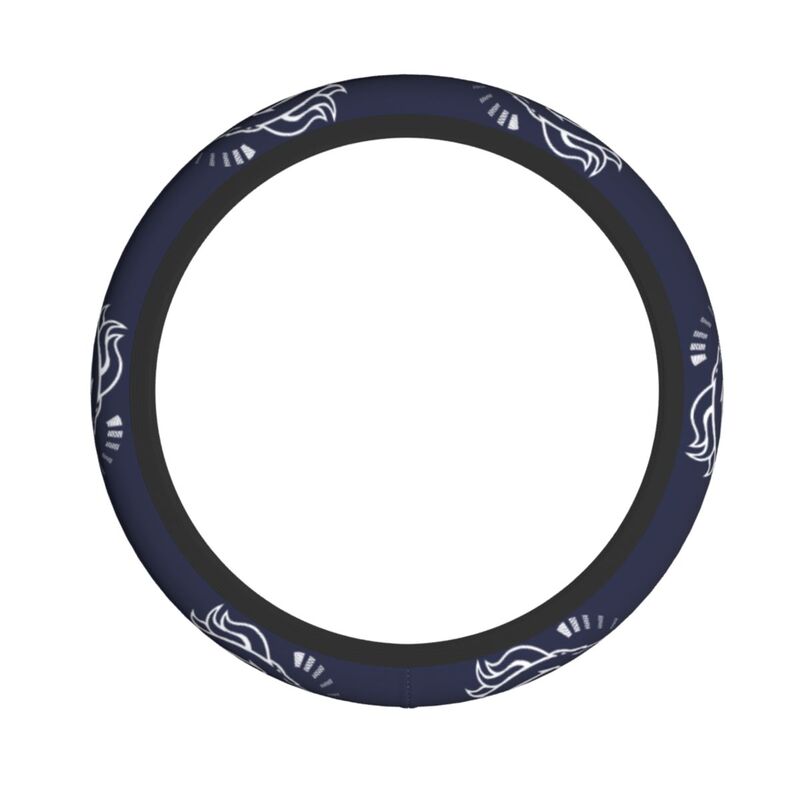 Denver Broncos 1 Printed breathable elastic steering wheel protective cover