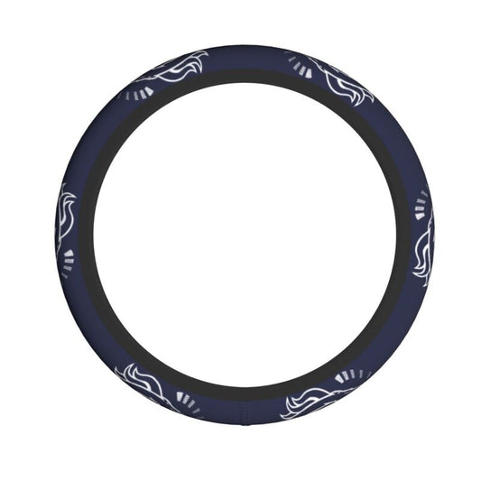 Denver Broncos 1 Printed breathable elastic steering wheel protective cover