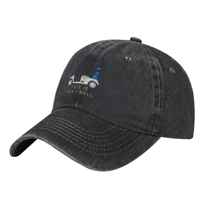This Is How I Roll Golf Cart Printed unisex baseball cap adjustable cap outdoor sun hats trucker hat