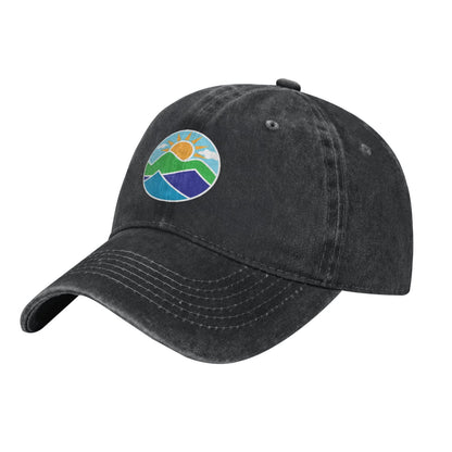 Ncei Round Icon Printed unisex baseball cap adjustable cap outdoor sun hats trucker hat