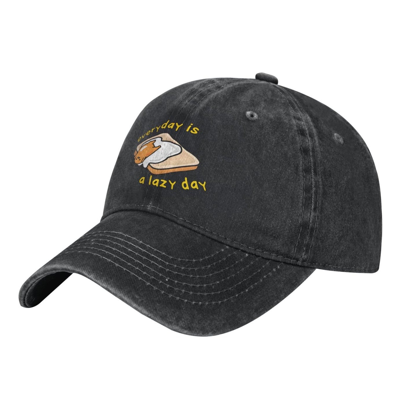 Every Day Is A Lazy Day Printed unisex baseball cap adjustable cap outdoor sun hats trucker hat