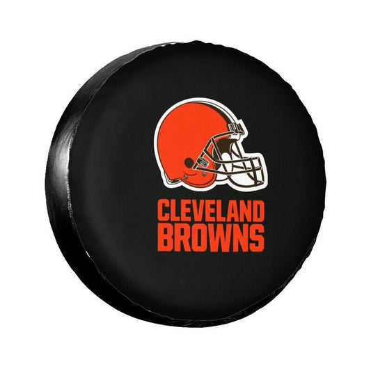 Cleveland Browns 3 Printing tire protection cover car sun protection tire protection covers