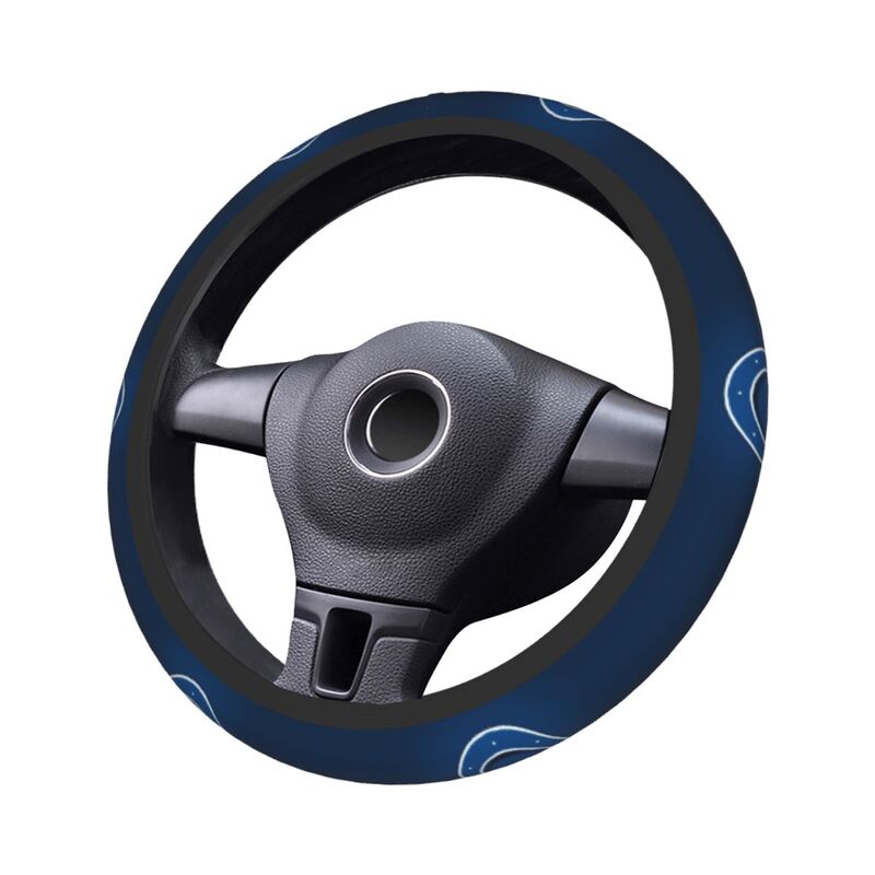 Indianapolis Colts Printed elastic steering wheel cover car protective cover
