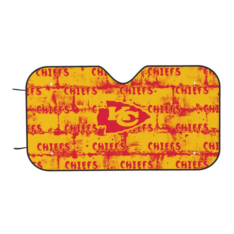 Kansas City Chiefs Printed front windshield sunshade car windshield sunshade (multi size)