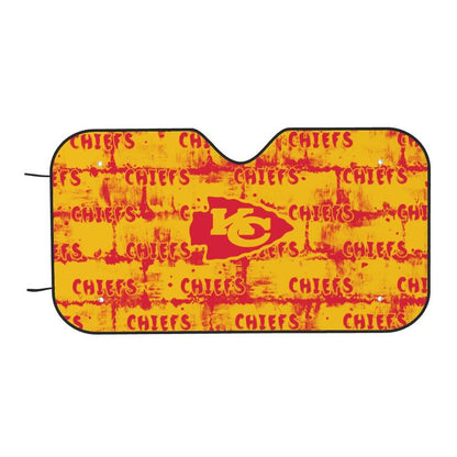 Kansas City Chiefs Printed front windshield sunshade car windshield sunshade (multi size)