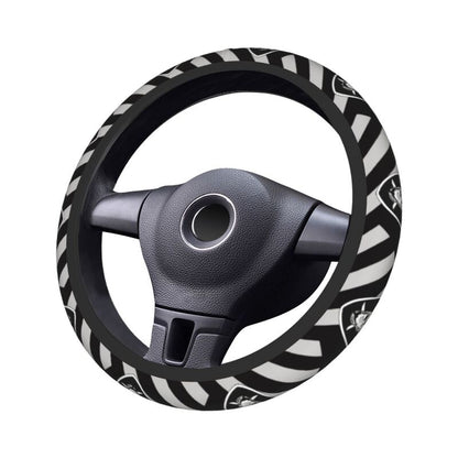 Las Vegas Raiders Printed elastic steering wheel cover car steering wheel protective cover