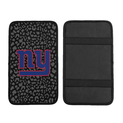New York Giants printed Car handrail box cushion Personalized car armrest cover