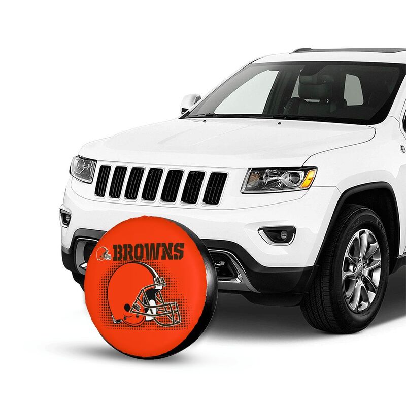 Cleveland Browns Printed tire protection cover car sun protection tire protection cover