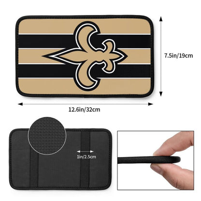 New Orleans Saints1 Printed car center armrest box pad anti slip pad