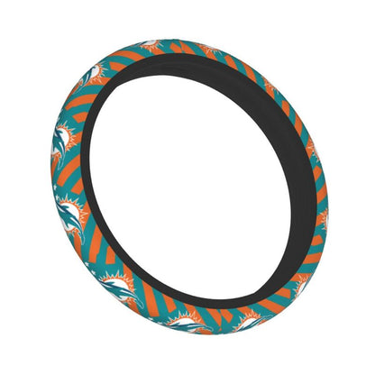 Miami Dolphins 1 Printed breathable elastic steering wheel cover