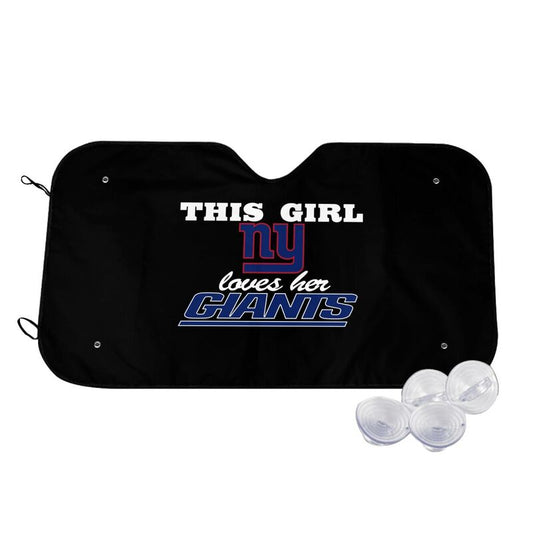 New York Giants Printing multi size car front windshield sunshade car windshield sunshade