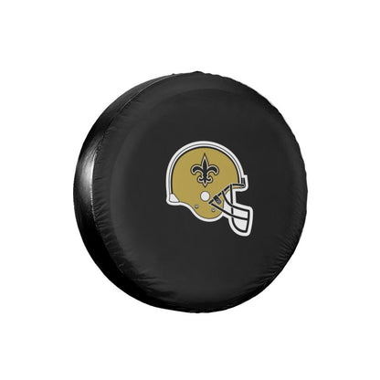 New Orleans Saints 2 Car tire protective cover waterproof and dustproof tire cover