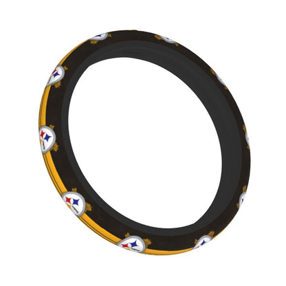 Pittsburgh Steelers 2 Printed breathable anti slip cover elastic steering wheel cover