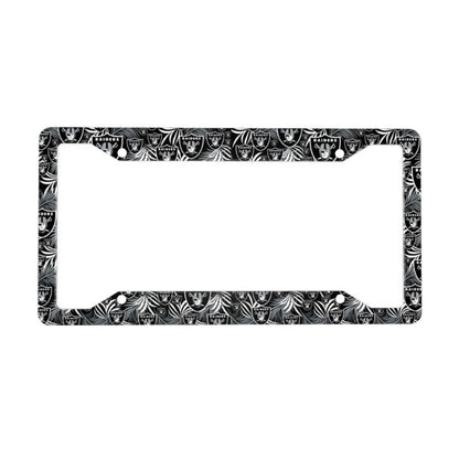 Las Vegas Raiders Print Car license plate frame four hole license plate holder (one pair)