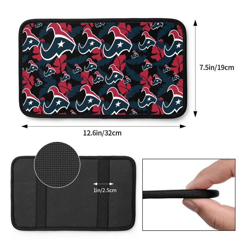 Houston Texans printing Center console armrest pad car armrest protective cover car