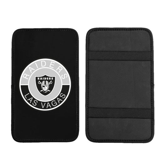 Las Vegas Raiders print car armrest protective cover Car center console armrest pad