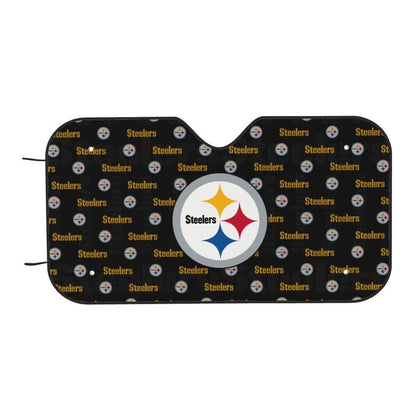 Pittsburgh Steelers Printed is suitable for front Car windshield sunshades Car windshield sunshades