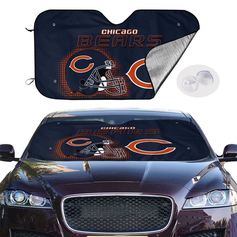 Chicago Bears Printing Car windshield sunshades is suitable car front windshield sunshades