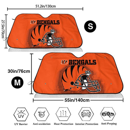 Cincinnati Bengals Printing car front windshield sunshade car windshield sunshade multi size