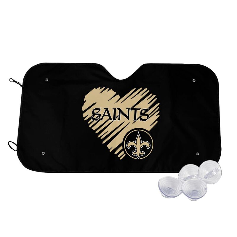 New Orleans Saints Printing is suitable car front windshield sunshades Car windshield sunshades