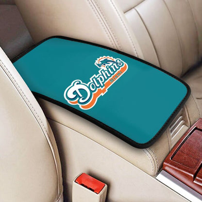 Miami Dolphins1 Printed car armrest box pad elbow protection pad
