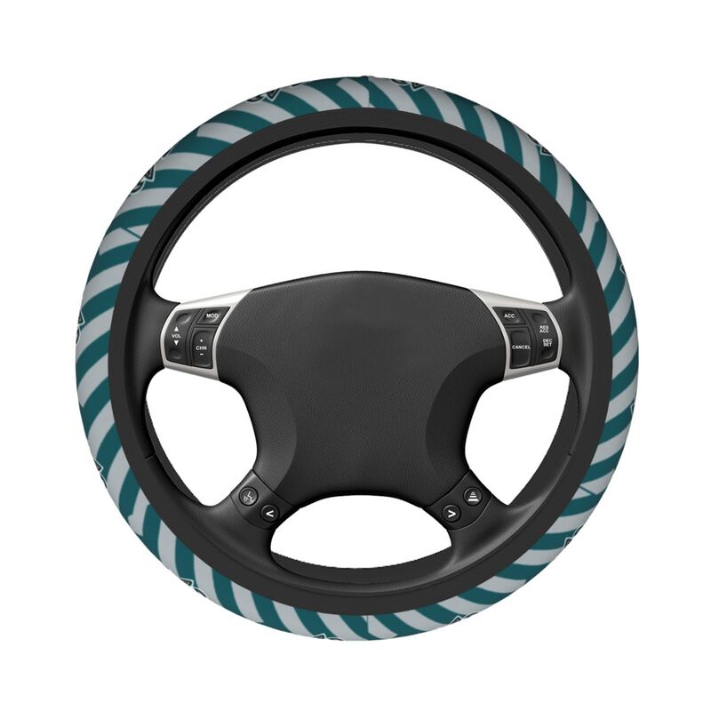 Philadelphia Eagles 1 Printed breathable elastic steering wheel anti slip cover