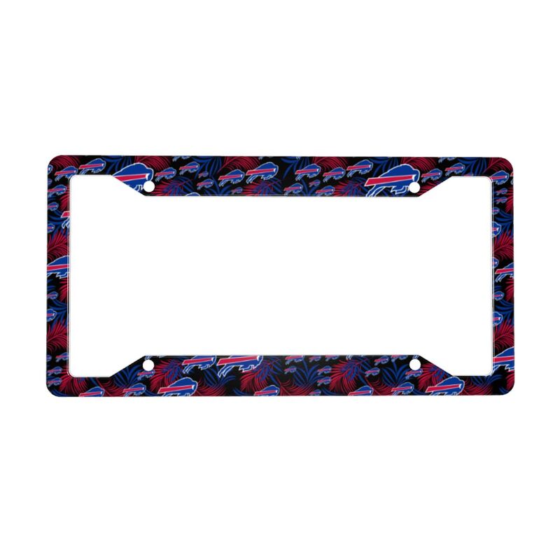 Buffalo Bills Print Car license plate frame four hole license plate holder (one pair)