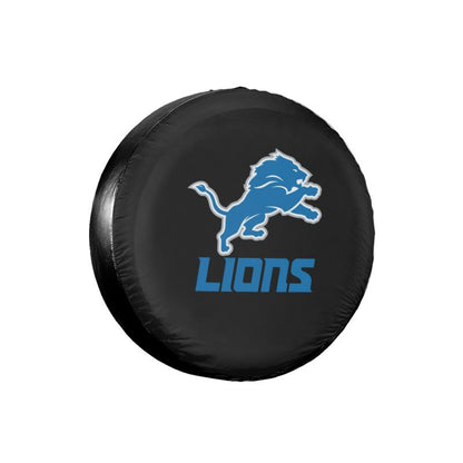 Detroit Lions 3 Car tire protective cover waterproof and dustproof tire cover