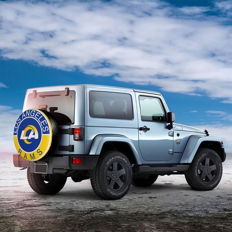 Los Angeles Rams Printed tire protection cover car spare tire dust protection covers