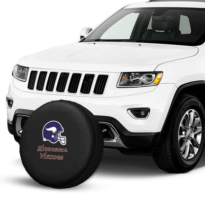 Minnesota Vikings3  Car tire protection cover spare tire waterproof and dustproof cover