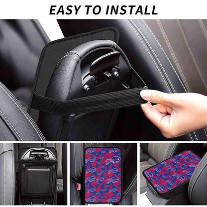Buffalo Bills printing Center console armrest pad car armrest protective cover car
