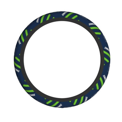 Seattle Seahawks Printed car anti-skid cover elastic steering wheel cover
