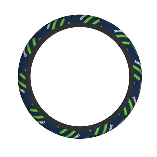 Seattle Seahawks Printed car anti-skid cover elastic steering wheel cover