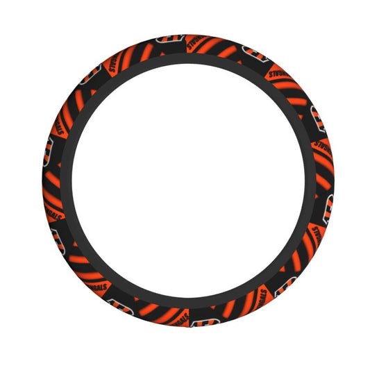 Cincinnati Bengals Printed breathable elastic steering wheel cover