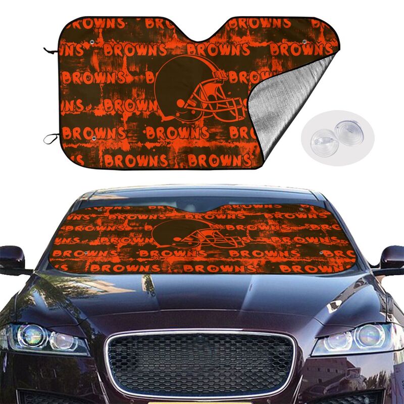 Cleveland Browns Printed front windshield sunshade car windshield sunshade (multi size)