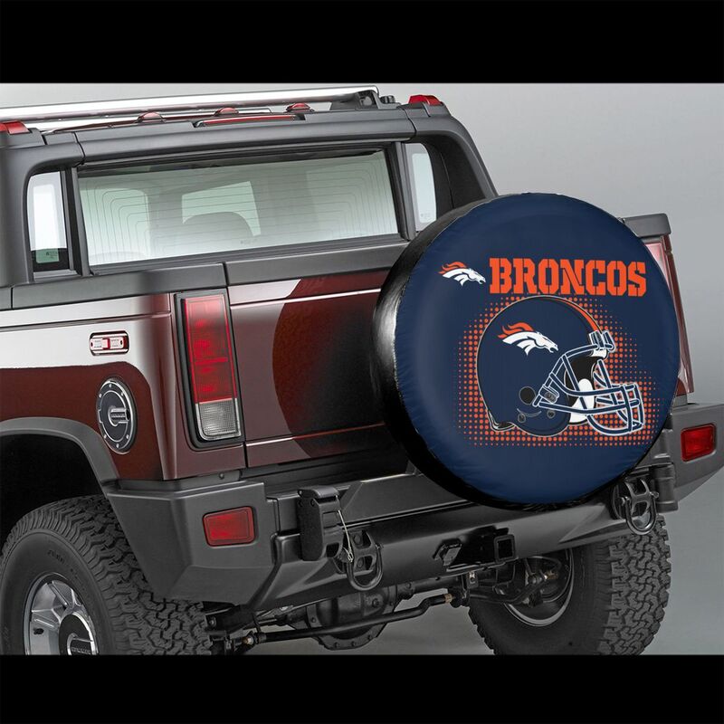 Denver Broncos Printed tire protection cover car sun protection tire protection cover
