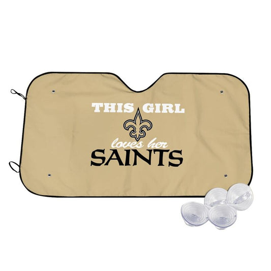 New Orleans Saints Printing multi size car front windshield sunshade car windshield sunshade