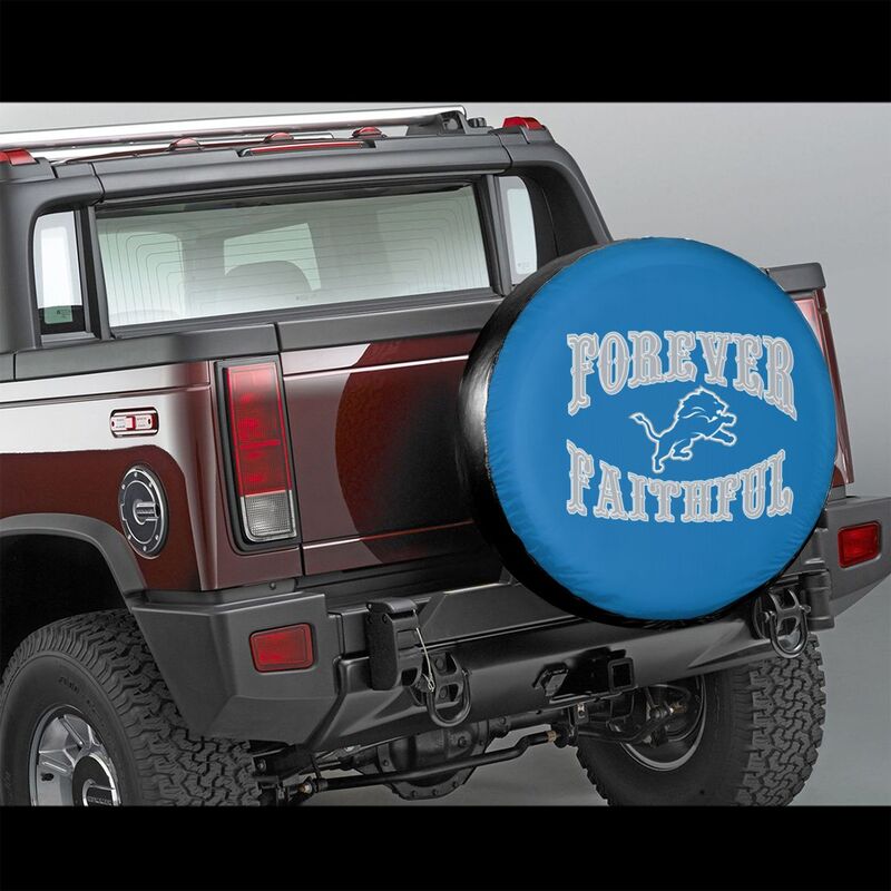 Detroit Lions Printing car spare tire dust protection cover tire protection cover