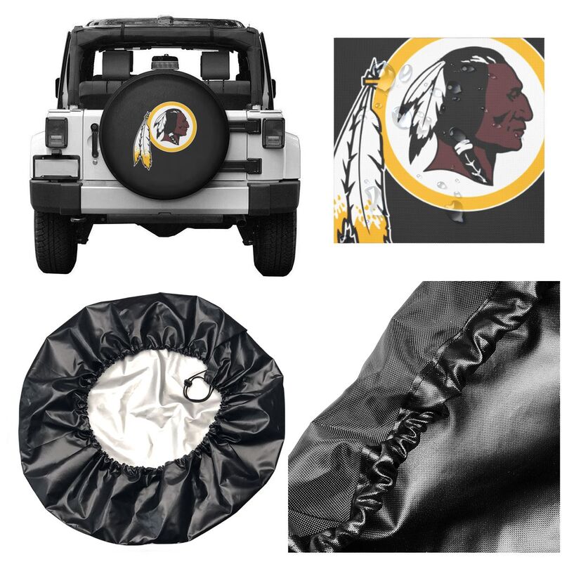 Washington Redskins 5 Printing tire protection cover car sun protection tire protection covers