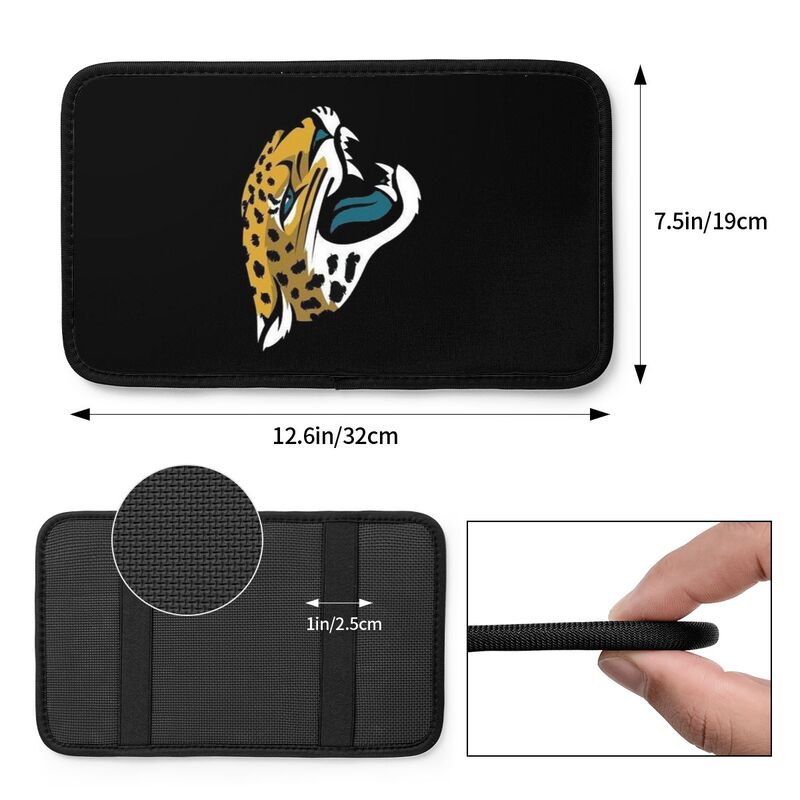 Jacksonville Jaguars Printed car center armrest box pad anti slip pad