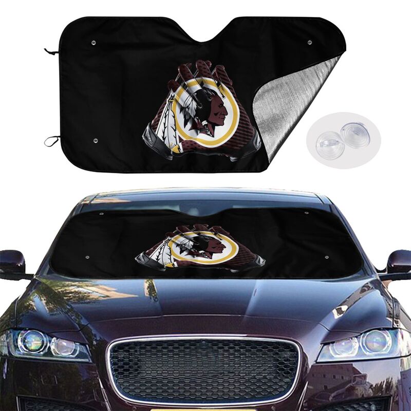 Washington Redskins 2 Printing Car windshield sunshades is suitable front windshield sunshades