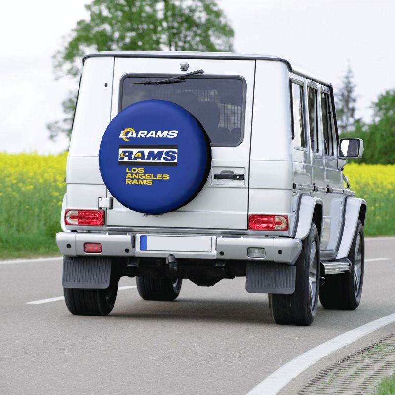 Los Angeles Rams 4 Car tire protective cover waterproof and dustproof tire cover